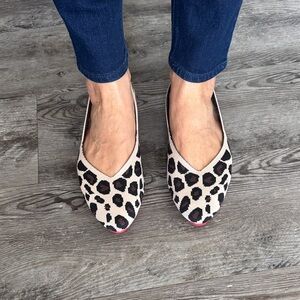 Kelly & Katie Leopard Print Flats